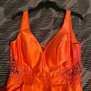 Orange Prom Dress